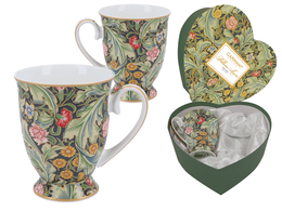 Set 2 cups in the heart - William Morris (Carmani)