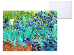 Glass cutting board - V. van Gogh, Irises (CARMANI)