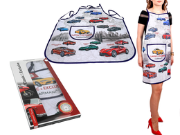Kitchen apron - Classic & Exclusive, Modern car (CARMANI)