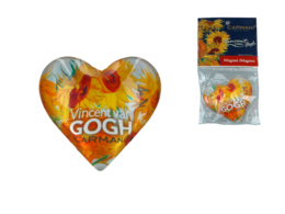 Magnet Heart - V. Van Gogh, Sunflowers (Carmani)