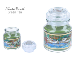 Fragrance candle, American Mały - C. Monet, Green Tea (Carmani)