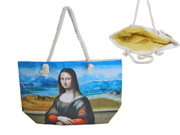 Bag with string handles - L. da Vinci, Mona Lisa