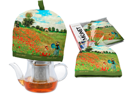 Teapot cover, small - C. Monet, Field of poppies II (CARMANI)