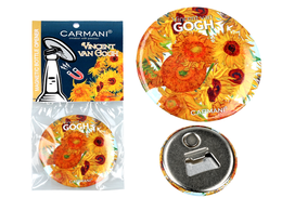 Magnetic bottle opener - V. van Gogh, Sunflowers (CARMANI)