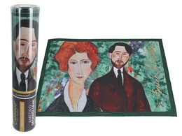 Placemat - A. Modigliani, Portrait of a woman and Leopold Zborowski (CARMANI)