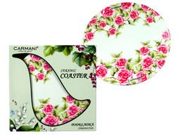 Ceramic pad - roses (CARMANI)