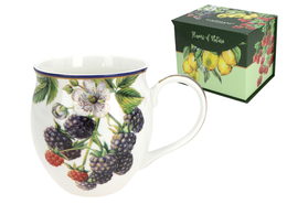 Barrel mug - blackberries (Carmani)