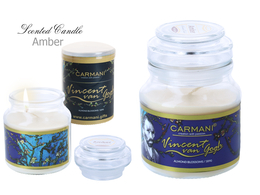 Fragrance candle, American Mały - V. Van Gogh, Blooming Almond, Amber (Carmani)