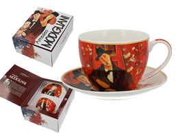 Cup with saucer - A. Modigliani, Mario Varvogli (CARMANI)
