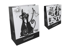 Gift bag - Crazy Cats, small (CARMANI)