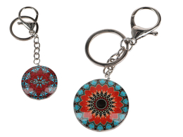 Keyback tag/key ring - Moroccan pattern (Carcani)