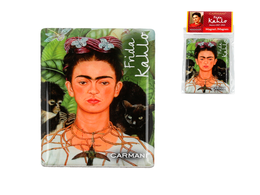 Magnet - F. Kahlo, Self-Portrait with Thorn Necklace and Hummingbird (CARMANI)