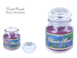 Candle. scented. small - C. Monet. Blue Paradise (CARMANI)