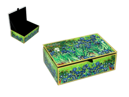 Jewelry glass box - V. van Gogh, Irysy (Carmani)