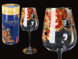 Wine glass - Vincent van Gogh - Sunflowers (CARMANI)