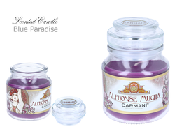 Scented candle american small - A. Mucha - Amethyst - Blue Paradise