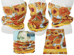 Neck tube scarf - V. van Gogh, Sunflowers (CARMANI)