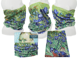 Neck tube scarf - V. van Gogh, Irises (CARMANI)