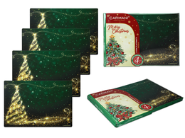 Set of 4 cork placemats - Christmas (CARMANI)