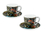 Set 2 cups with saucers - Exotic Mood (Carmani)