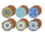 Set 36 ceramic pads, round (Carmani)