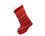 Christmas stocking, small - Reindeers (CARMANI)