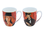 Set of 2 cups - A. Modigliani The woman in a hat and Mario Varvogli (CARMANI)