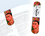 Set of 4 magnetic bookmarks - F. Kahlo (CARMANI)