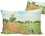 Pillow with filling/zip (large) - Claude Monet, Poppy field (CARMANI)