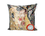 Pillow with filling/zip - G. Klimt, The Kiss (black background, CARMANI)