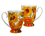 Set of 2 mugs in the heart - V. van Gogh, Sunflowers (CARMANI)