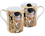 Mug Classic New - G. Klimt, The Kiss, cream background (CARMANI)
