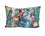 Pillow with filling/zip (large) - Crazy cats, Folk (black background, CARMANI)