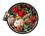 Round table pad - baroque flowers (CARMANI)