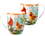 Set 2 Christmas mugs - Winter birds (CARMANI)