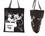 Shoulder bag - Crazy Cats, black (CARMANI)