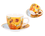 Espresso cup and saucer - V. van Gogh, Sunflowers (CARMANI)