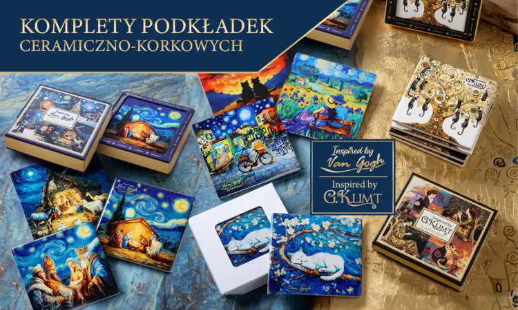 Sety podkladeki ceramiczno-korkowe
