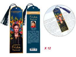 Kpl. 12 zakładek do książki - F. Kahlo (CARMANI)
