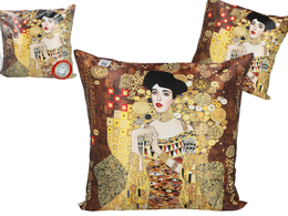 Pillow with filling/zip - G. Klimt, Adele Bloch-Bauer (CARMANI)