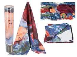 Towel (large) - A. Modigliani, Self-portrait (CARMANI)