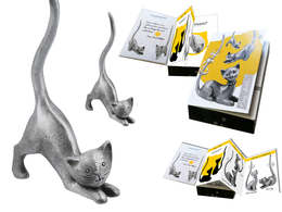 Cat figurine - jewelry stand (CARMANI)