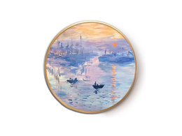 Round picture - C. Monet, Impression, Sunrise (Carmani)