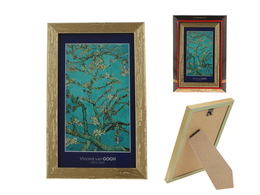 Glass Paintings - V. van Gogh, Almond Blossom, silver (CARMANI)