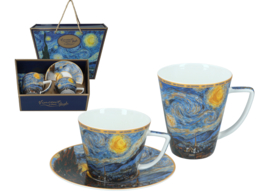 Set of cup and mug - V. van Gogh, Starry Night (CARMANI)