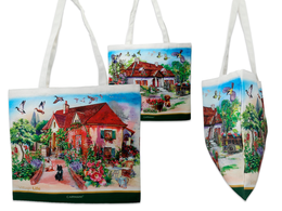 Canvas bag - Village Life (CARMANI)