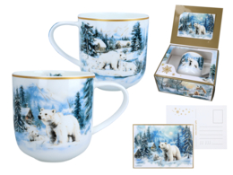 Christmas Mug - Winter Everywhere, Bear (CARMANI)