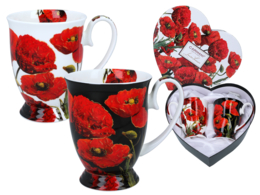 Set of 2 cups in a heart - L. Lozano, Maki (CARMANI)