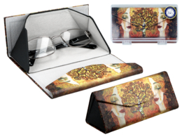 Glasses case, foldable - G. Klimt, Golden Tears (CARMANI)