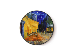 Round picture - V. Van Gogh, Terrace of cafes at night (Carmani)